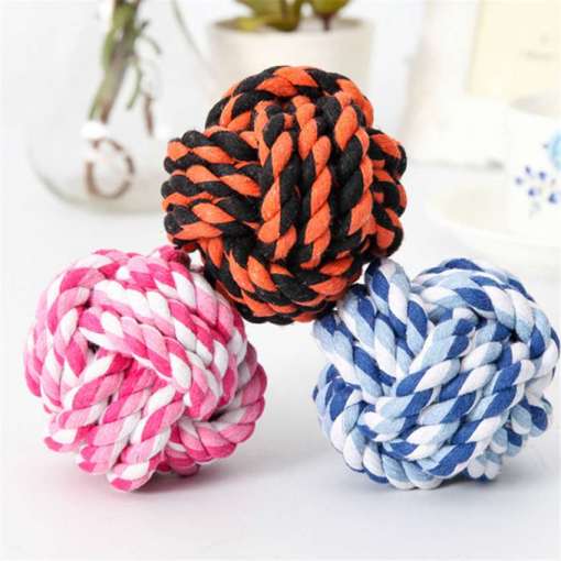 High quality Pet cotton rope toy,cotton rope ball